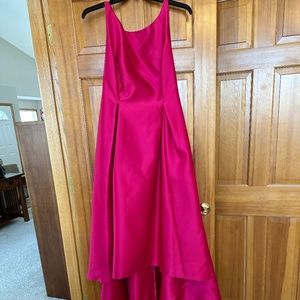 Adrianna Papell Duchesse Satin Ball Gown Size 14 W